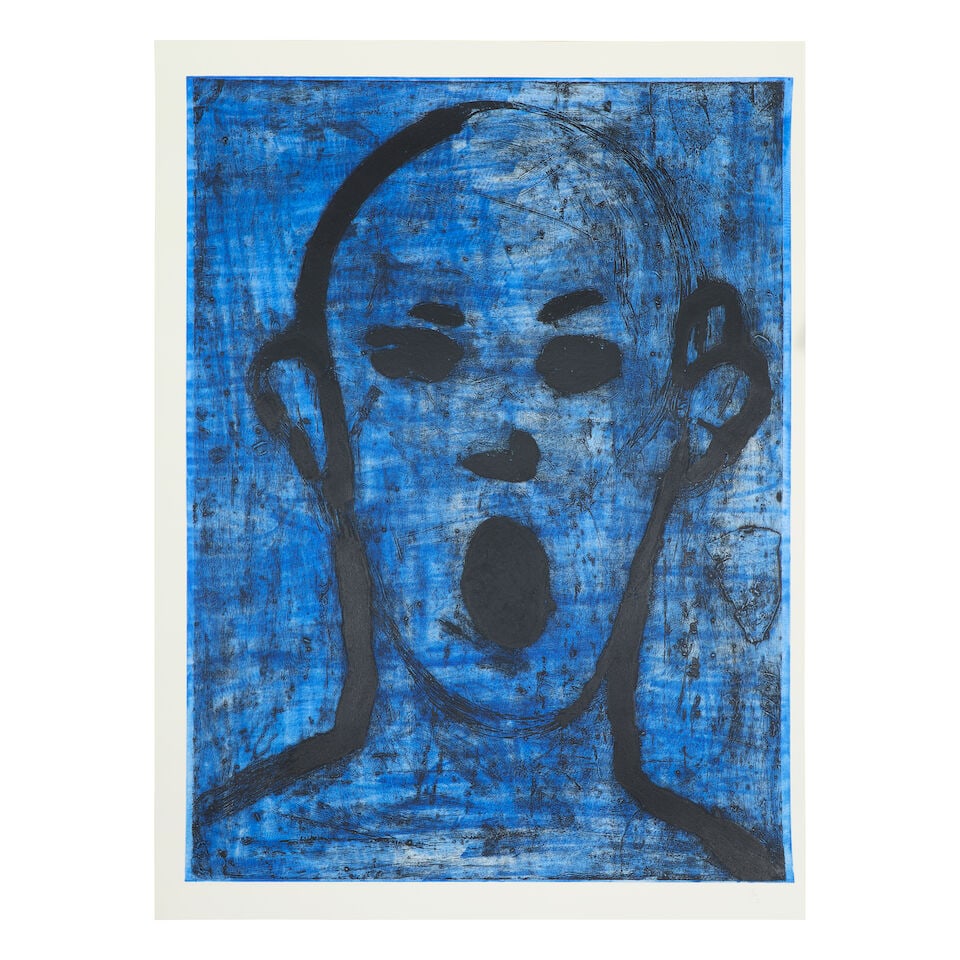 Jim Dine (American, born 1935) Two Poets Singing Beautifully The pair of etchings and collagraph... - 3