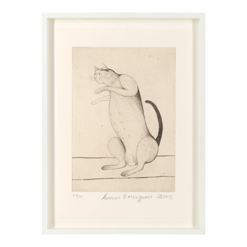 Louise Bourgeois (French/American, 1911-2010) Male and Female The pair of drypoints, 2005, on ch... - 5