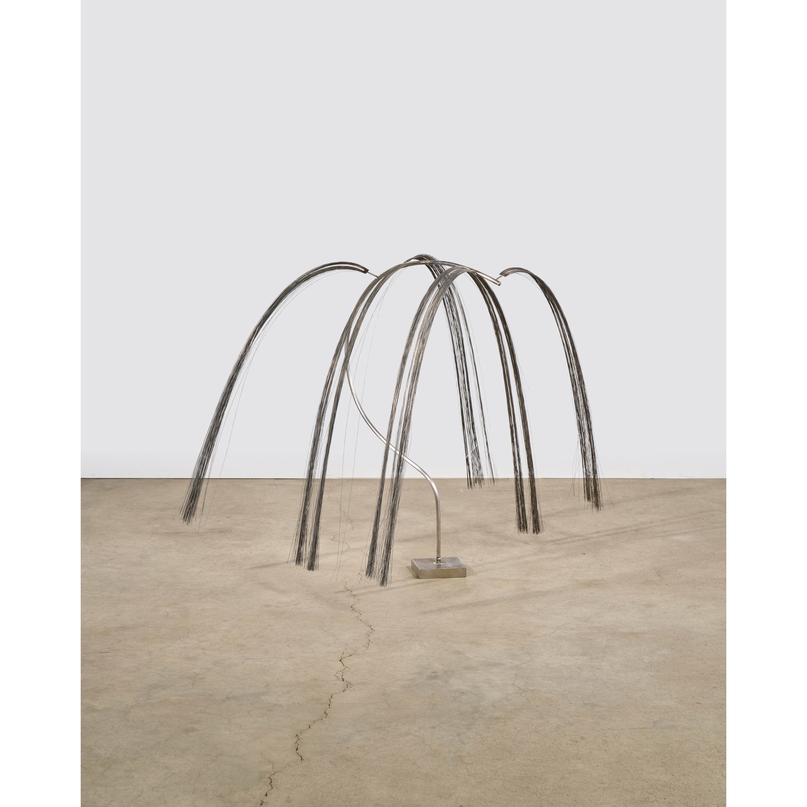 HARRY BERTOIA (1915-1978) Untitled (Unique Mobile Sculpture)circa 1960stainless steel wire, stai... (1 of 1)
