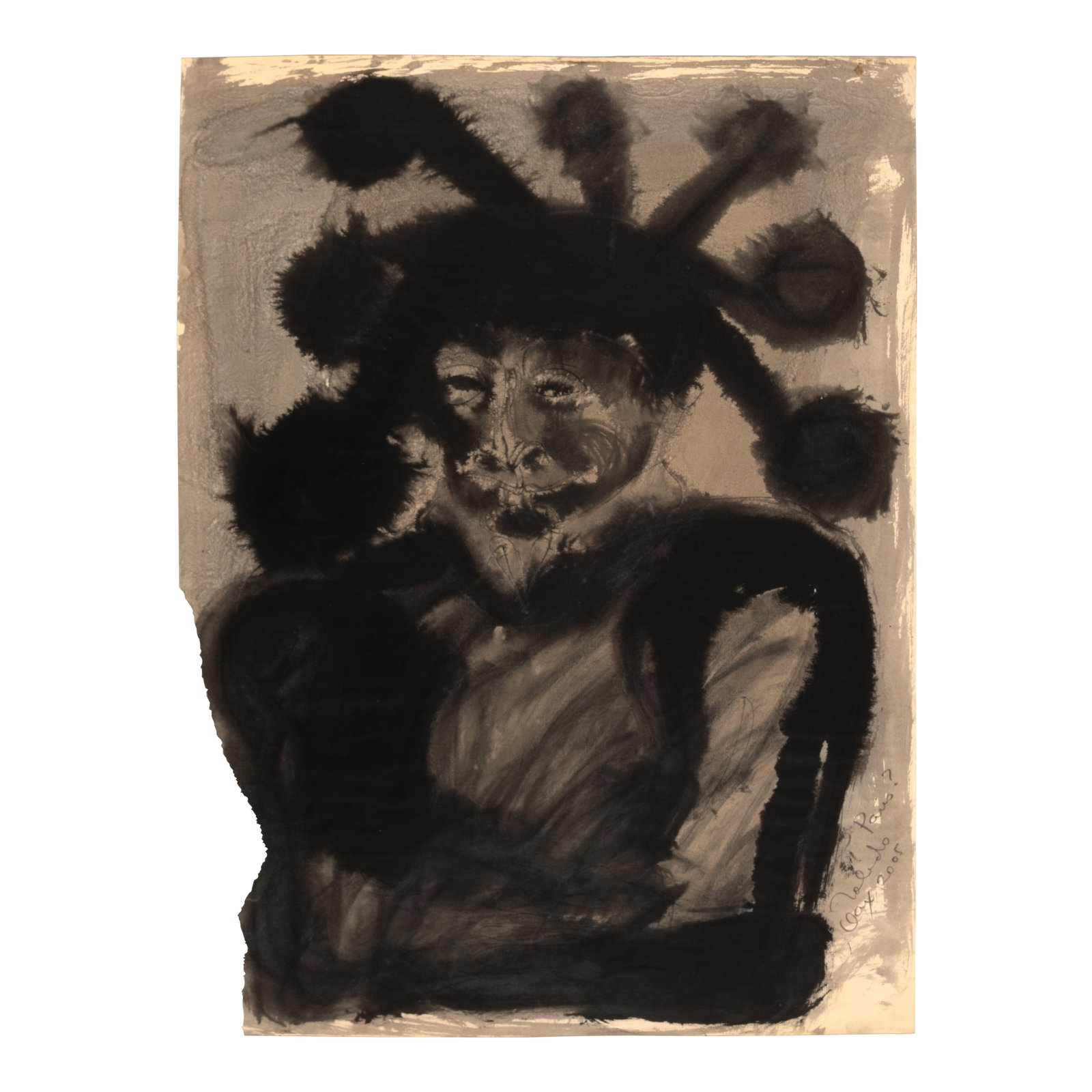 FRANCISCO TOLEDO (1940-2019) Untitledcirca 1960 brush and ink on thin wove paper, signed 'Toledo... (1 of 1)