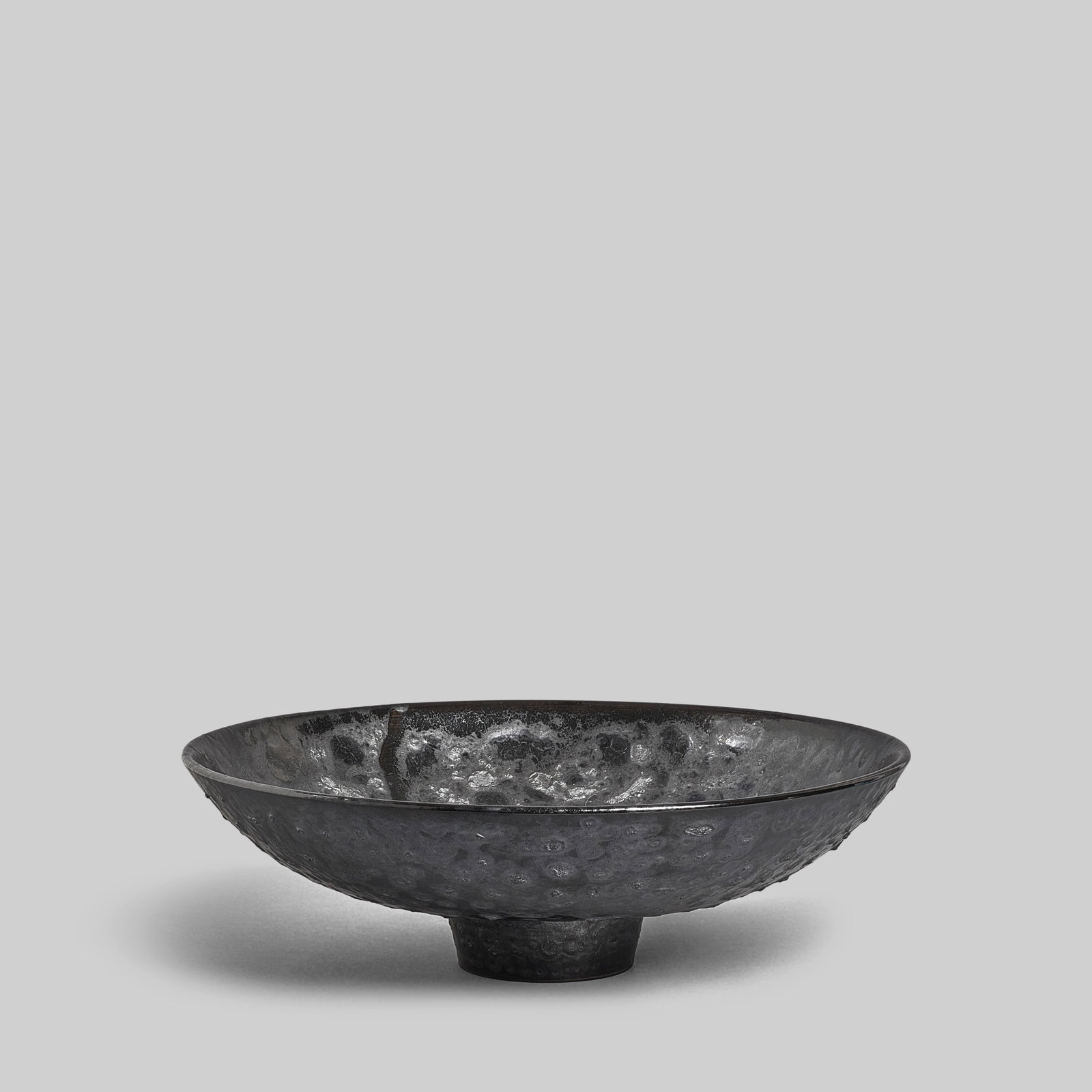 JAMES LOVERA (1920-2015) Large Footed Spiral Bowlcrater-glazed earthenware, incised 'lovera' on ... (1 of 1)
