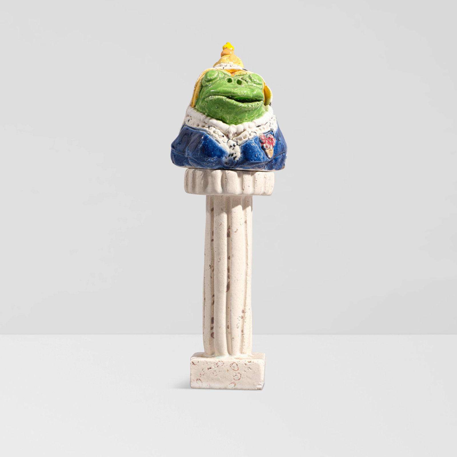 DAVID GILHOOLY (1943-2013) Frog Queen Victoria1972glazed earthenware, inscribed 'Gilhooly 72' on... (1 of 1)