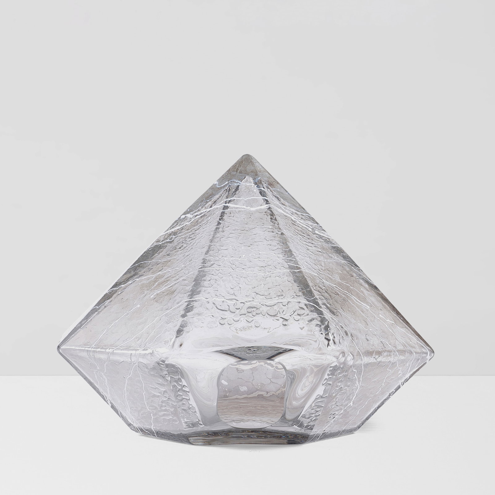JOHN TORREANO (BORN 1941) Polyhedral Sculpture mold-blown glass height 12in (30.5cm); width 18in...: JOHN TORREANO (BORN 1941) Polyhedral Sculpture mold-blown glass height 12in (30.5cm); width 18in (46cm); depth 18in (46cm) For further information on this lot please visit Bonhams.com
