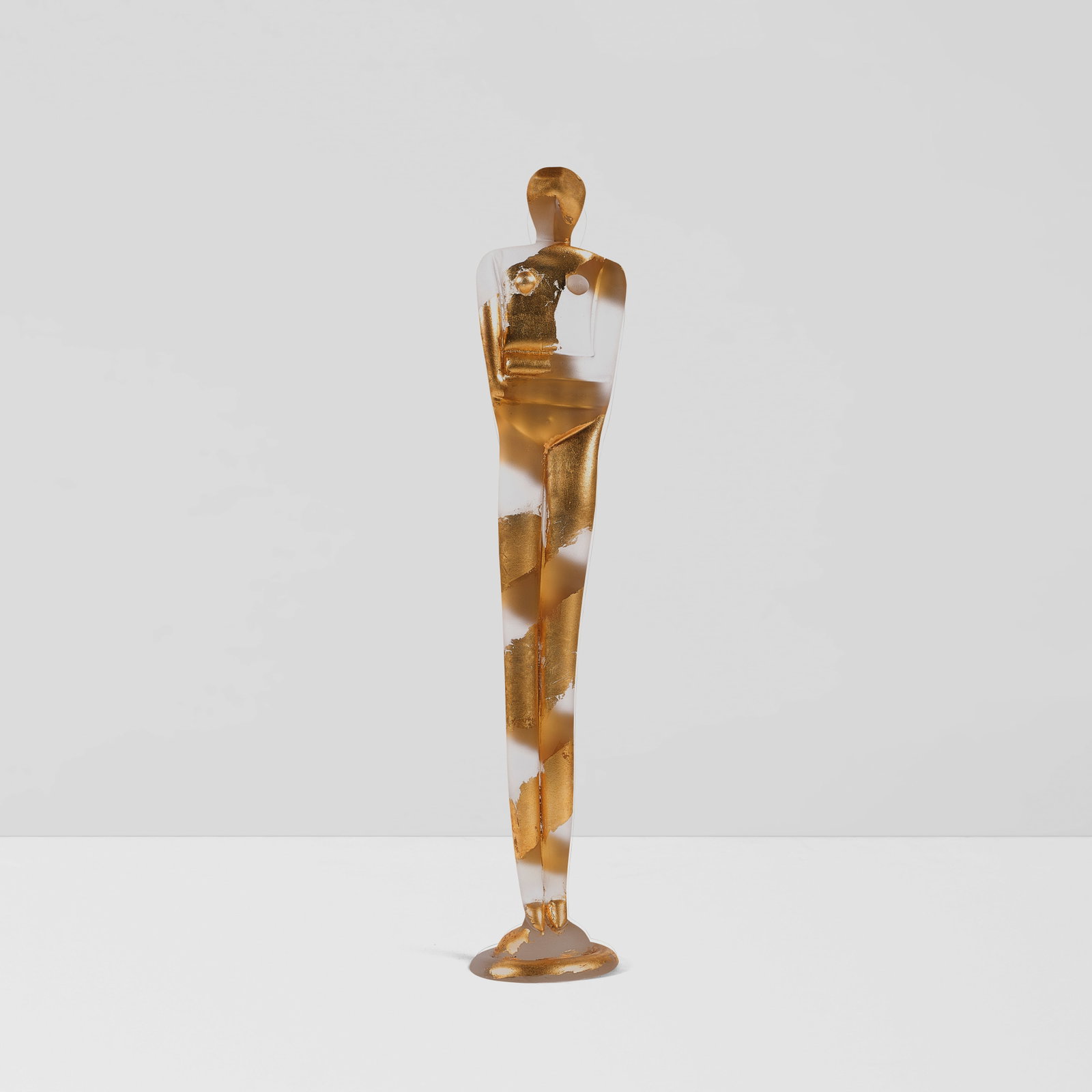 JENNY POHLMAN (BORN 1960) AND SABRINA KNOWLES (BORN 1955) Figural Sculpture blown glass, apparen...: JENNY POHLMAN (BORN 1960) AND SABRINA KNOWLES (BORN 1955) Figural Sculpture blown glass, apparently unsigned height 21 1/4in (54cm); diameter of base 4in (10cm) For further information on this lot ple