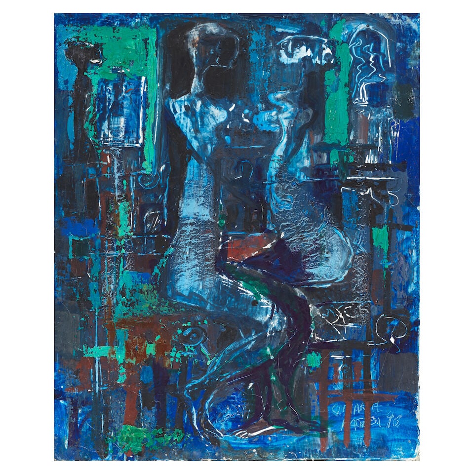Omar El-Nagdi (Egypt, 1931-2019) Le Couple (1 of 3)
