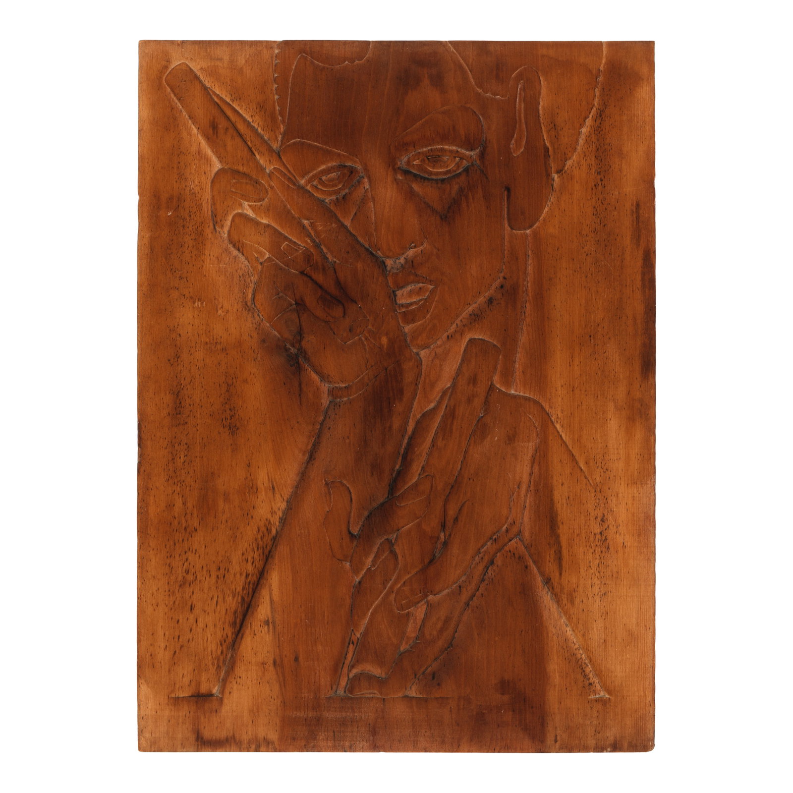Marguerite Louis Blasingame (1906-1947) Woman with Kālaʻau; Hands (Two Works) 27 x 19 ... (1 of 1)