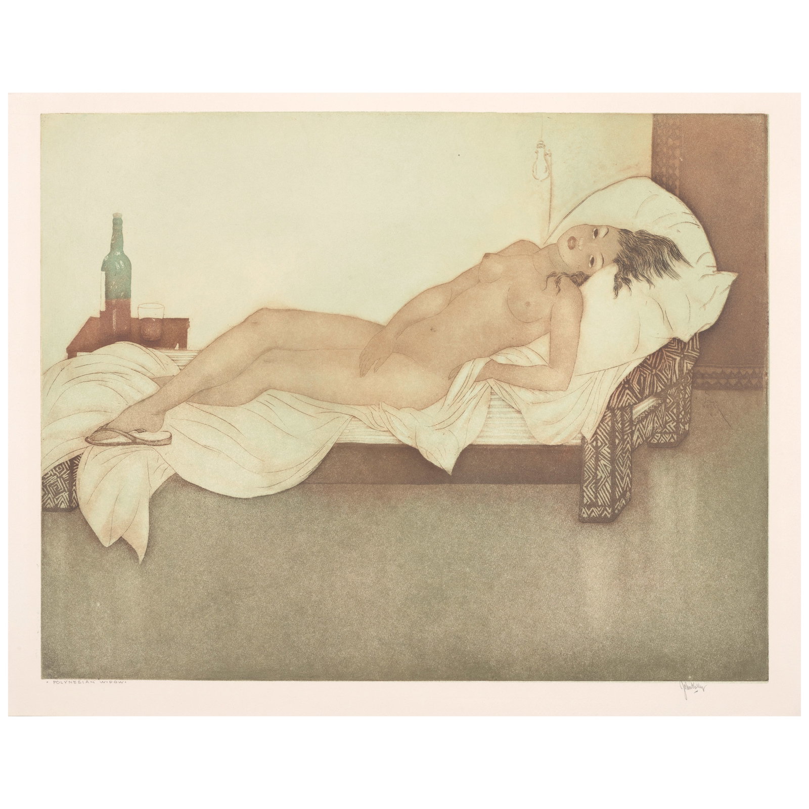 John Melville Kelly (1879-1962); Polynesian Widow; (1 of 1)