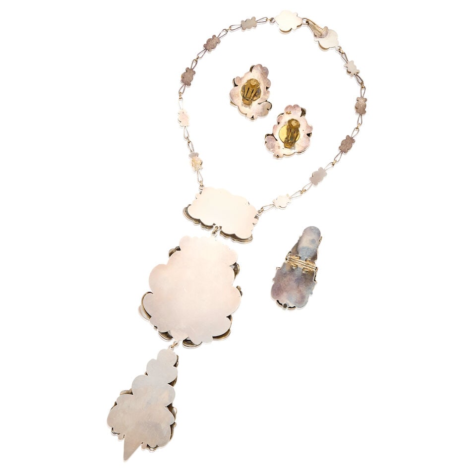 VEGA MADDUX: A GROUP OF ENAMEL AND GEMSTONE VERMEIL JEWLERY - 2
