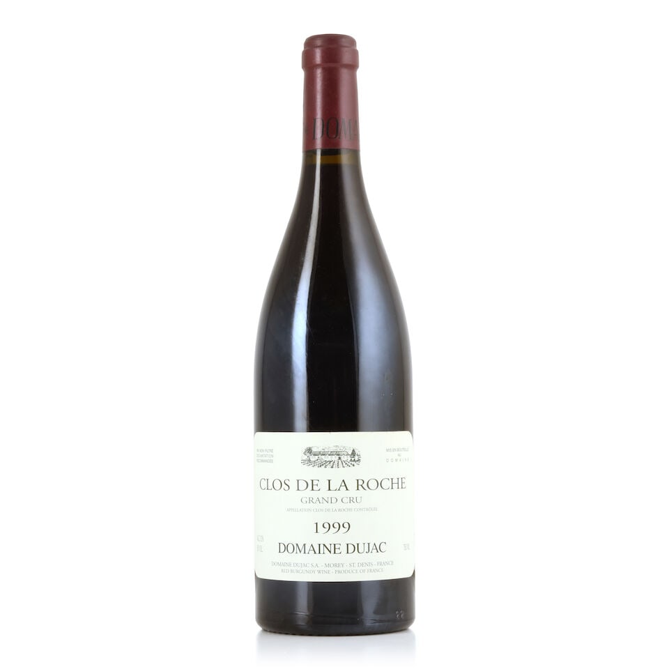 Domaine Dujac, Clos de la Roche, 1999 (1 x 750ml): Domaine Dujac, Clos de la Roche, 1999 (1 x 750ml) Region: Côte de Nuits Label: lightly bin-soiled; integrated South African import back label For further information on this lot please visit Bonh