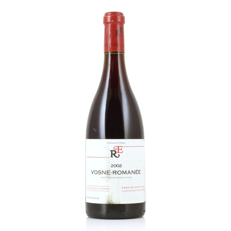 Domaine René Engel, Vosne-Romanée, 2002 (1 x 750ml): Domaine René Engel, Vosne-Romanée, 2002 (1 x 750ml) Region: Côte de Nuits Capsule: slightly worn & creased Label: badly bin-soiled For further information on this lot please visit Bonha