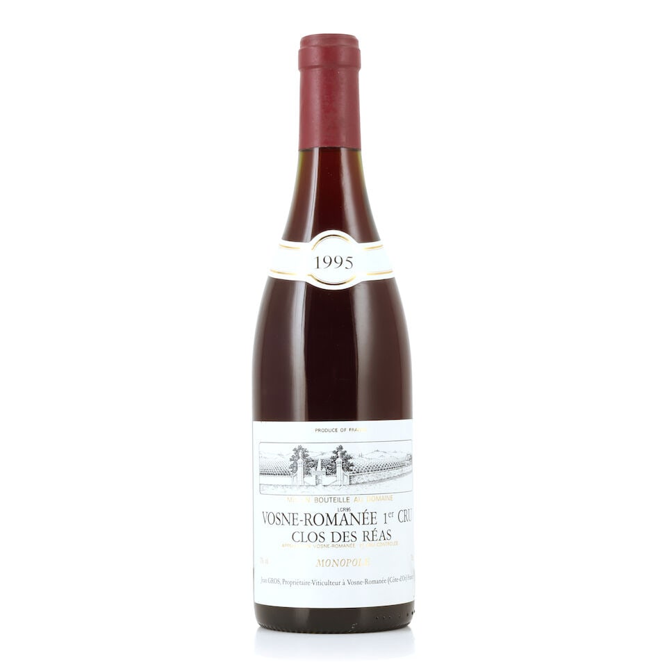 Jean Gros, Vosne-Romanée Clos des Réas, 1995 (1 x 750ml): Jean Gros, Vosne-Romanée Clos des Réas, 1995 (1 x 750ml) Region: Côte de Nuits For further information on this lot please visit Bonhams.com For further information about this lot please