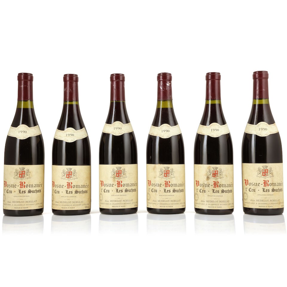 Domaine Hudelot-Noëllat, Vosne-Romanée 1er Cru Les Suchots, 1990 (6 x 750ml) (1 of 2)