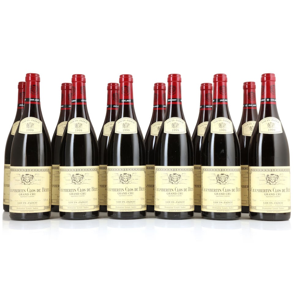 Domaine Louis Jadot, Chambertin-Clos de Bèze, 1999 (12 x 750ml): Domaine Louis Jadot, Chambertin-Clos de Bèze, 1999 (12 x 750ml) Region: Côte de Nuits Label: lightly damp-affected Packaging: original wooden case (lightly damp-affected) For further informa