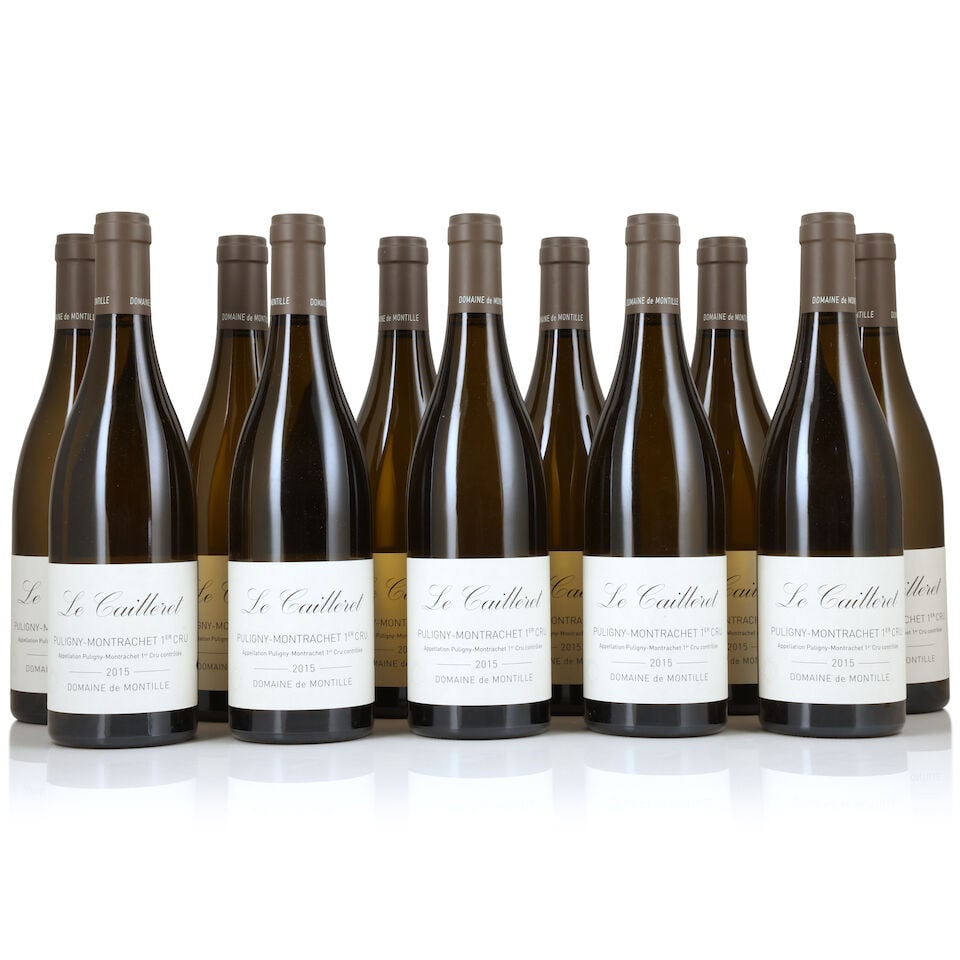 Domaine de Montille, Puligny-Montrachet 1er Cru Le Cailleret, 2015 (11 x 750ml): Domaine de Montille, Puligny-Montrachet 1er Cru Le Cailleret, 2015 (11 x 750ml) Region: Côte de Beaune Packaging: 2 x original carton (damp-affected & worn) For further information on this lot pl