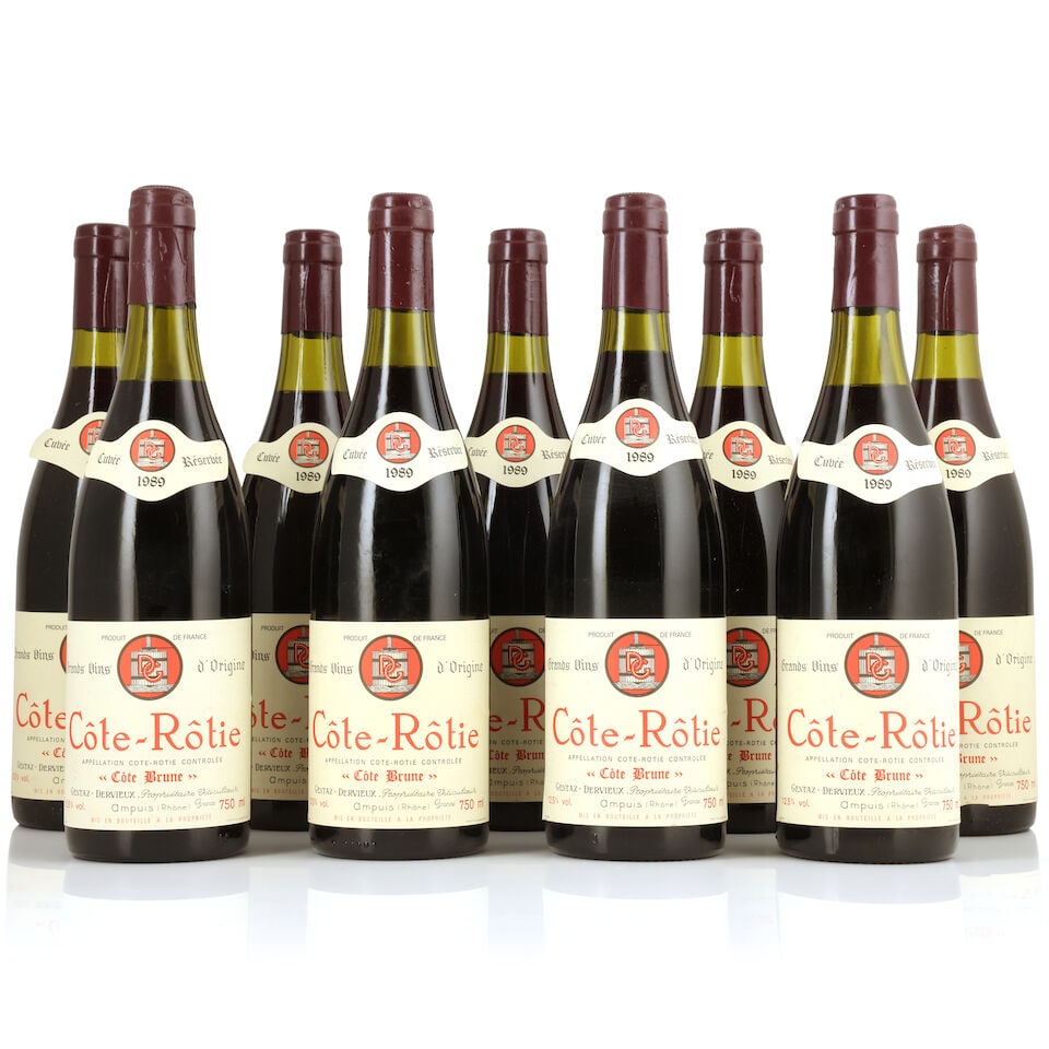 Gentaz-Dervieux, Côte-Rôtie Côte Brune Cuvée Réservée, 1989 (9 x 7... (1 of 2)