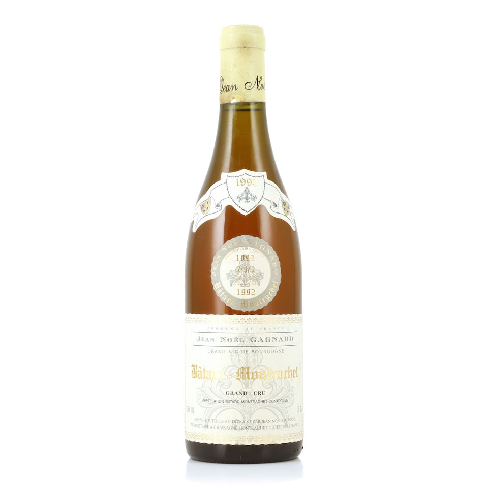Jean Noël Gagnard, Bâtard-Montrachet, 1993 (1 x 750ml): Jean Noël Gagnard, Bâtard-Montrachet, 1993 (1 x 750ml) Region: Côte de Beaune Capsule: bin-soiled, slightly corroded & worn Label: lightly bin-soiled For further information on this lot