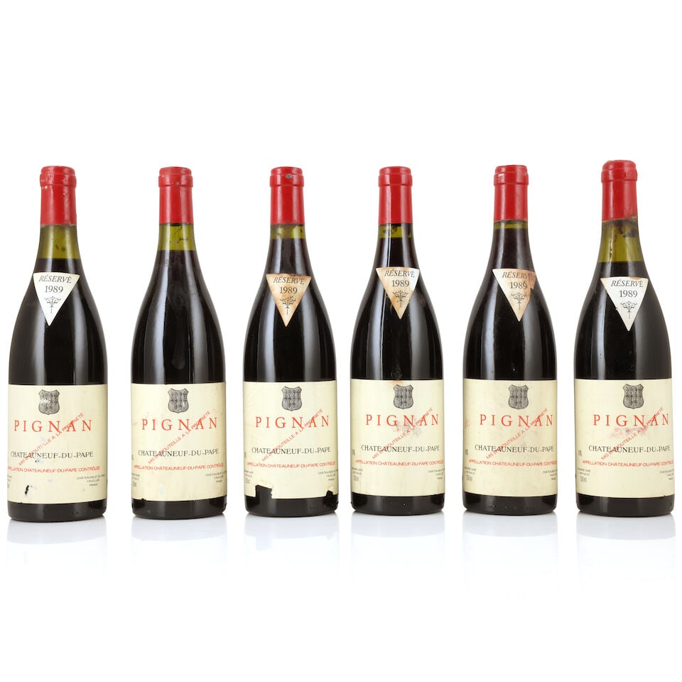 Château Rayas Pignan, Châteauneuf-du-Pape, 1989 (12 x 750ml) - 2