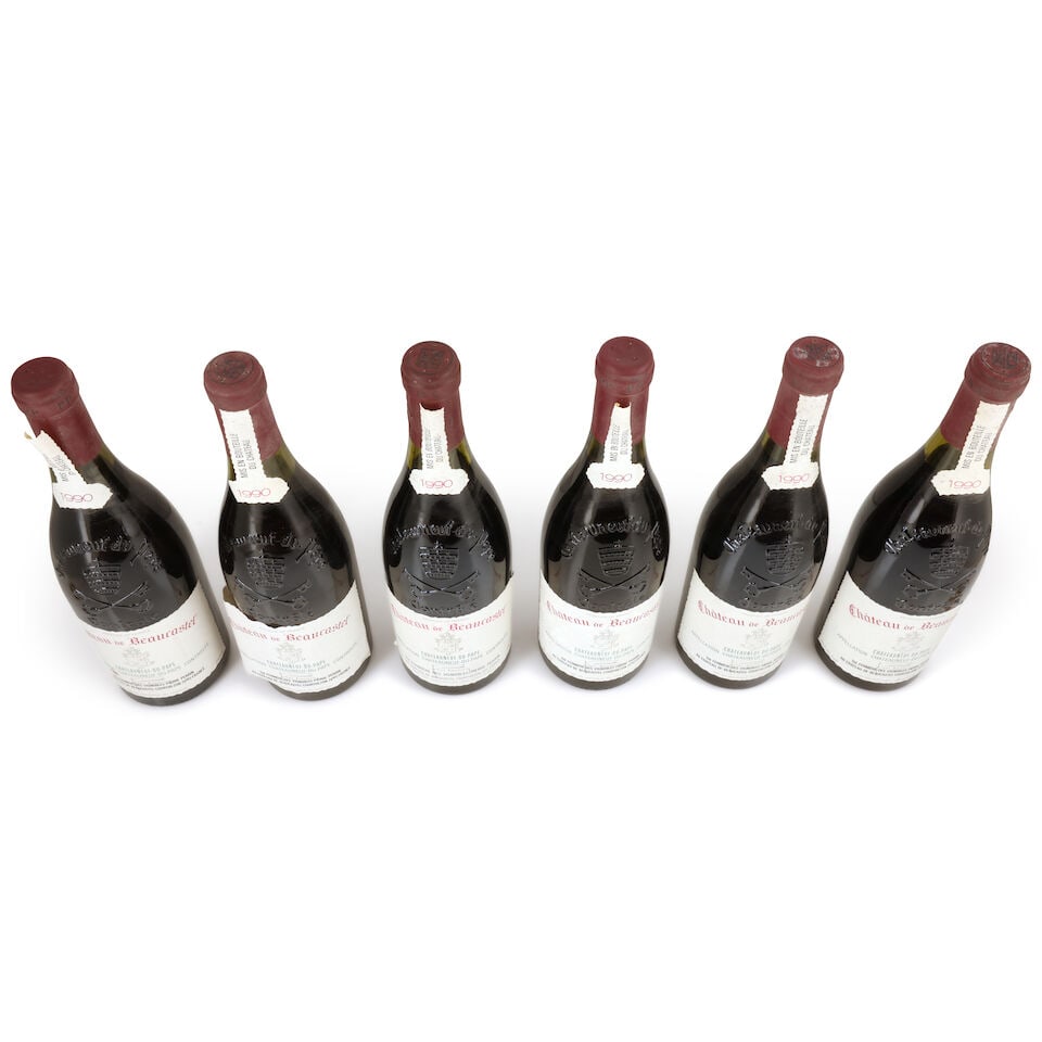 Château de Beaucastel, Châteauneuf-du-Pape, 1990 (6 x 750ml) - 2