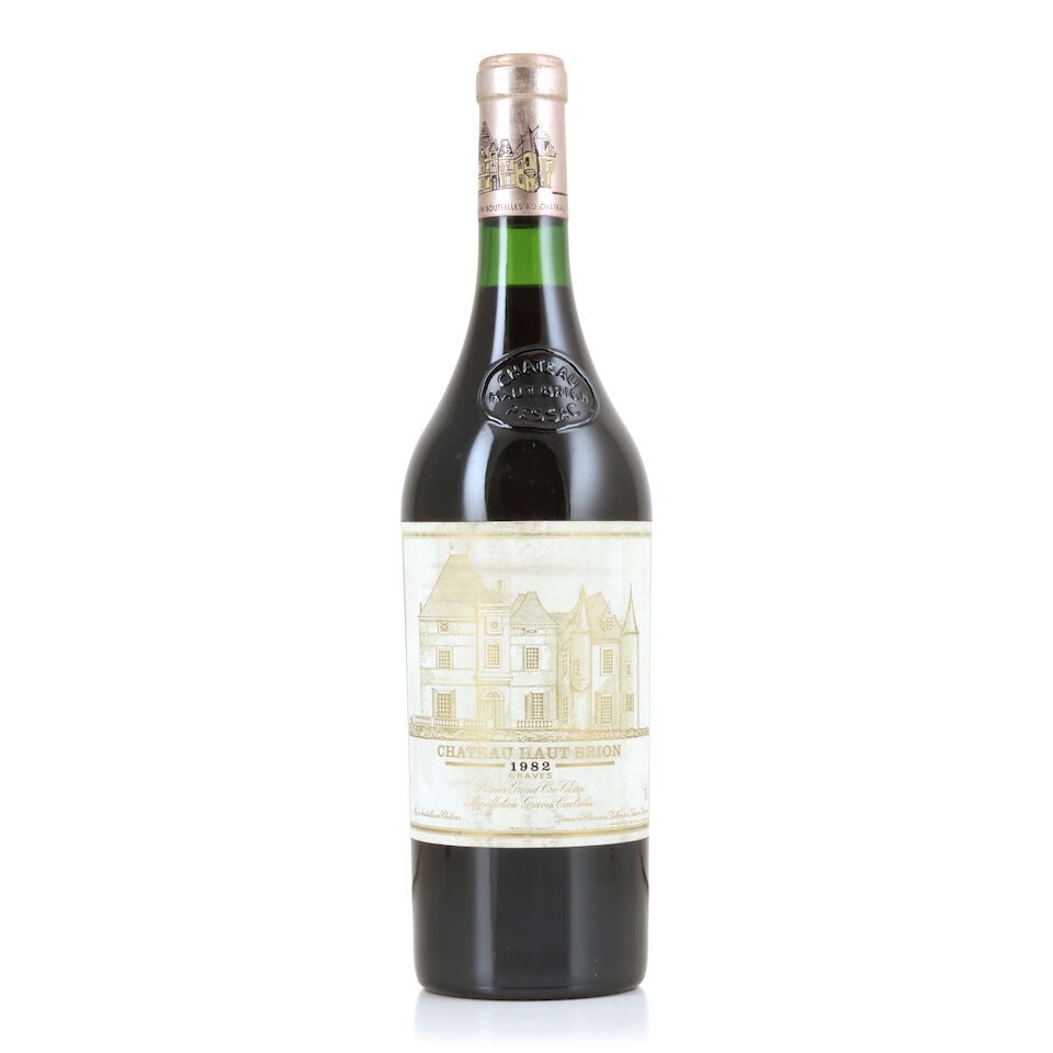 Château Haut Brion, 1982 (1 x 750ml): Château Haut Brion, 1982 (1 x 750ml) Region: Pessac-Léognan Capsule: lightly corroded Label: bin-soiled, damp-affected, worn & nicked For further information on this lot please visit Bonhams