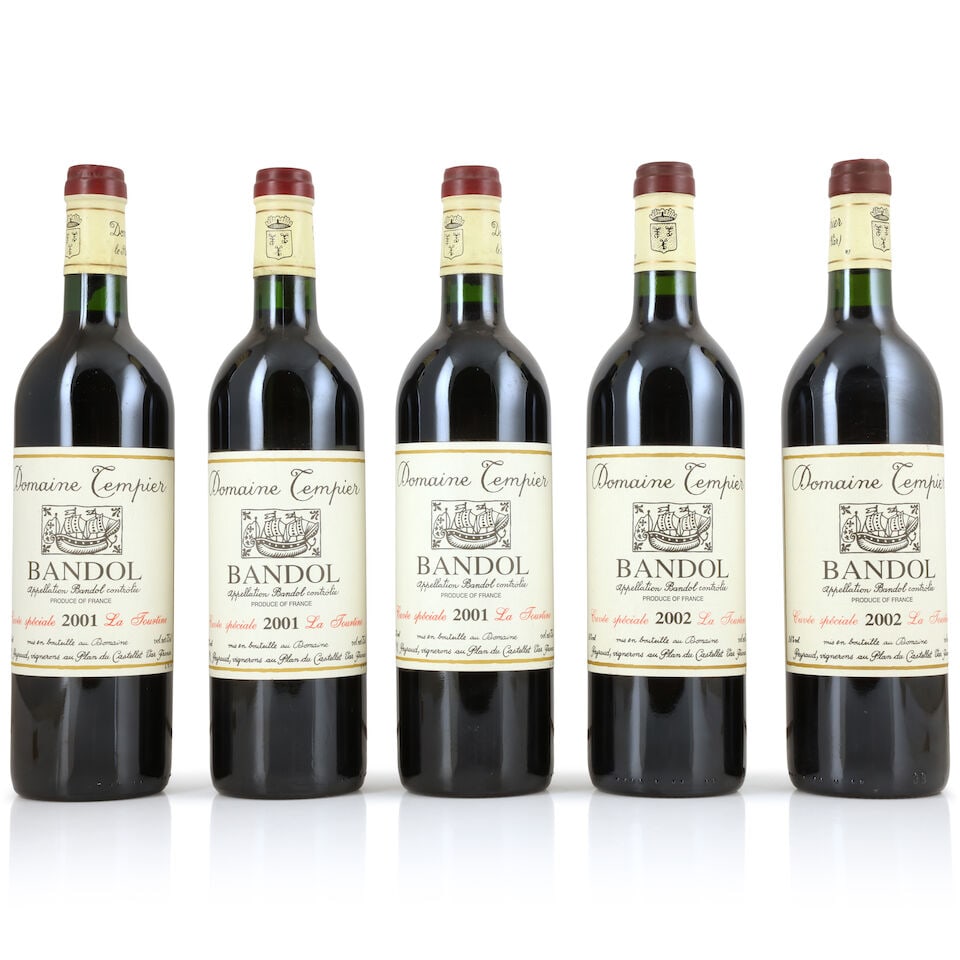 Domaine Tempier, Bandol Cuvée Spéciale La Tourtine, 2001 (3 x 750ml) Domaine Tempier,...: Domaine Tempier, Bandol Cuvée Spéciale La Tourtine, 2001 (3 x 750ml) Region: Bandol Capsule: lightly corroded Domaine Tempier, Bandol Cuvée Spéciale La Tourtine, 2002 (2 x 750ml) R