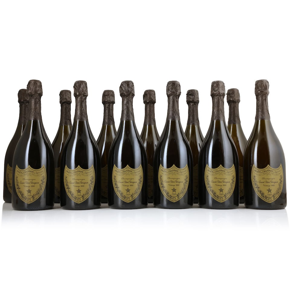 Dom Pérignon, 1990 (12 x 750ml): Dom Pérignon, 1990 (12 x 750ml) Region: Champagne Packaging: 2 x original cartons (damp-affected) For further information on this lot please visit Bonhams.com For further information about this l