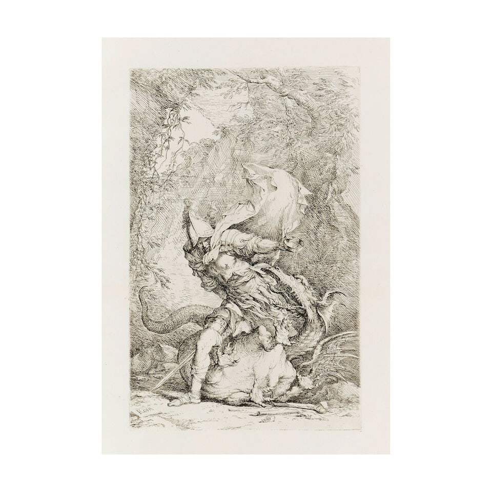 Salvator Rosa (Italian, 1615-1673) An Album of Salvator Rosa etchings Comprising 86 etchings, ci... - 11