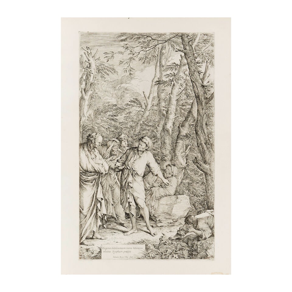 Salvator Rosa (Italian, 1615-1673) An Album of Salvator Rosa etchings Comprising 86 etchings, ci... - 16