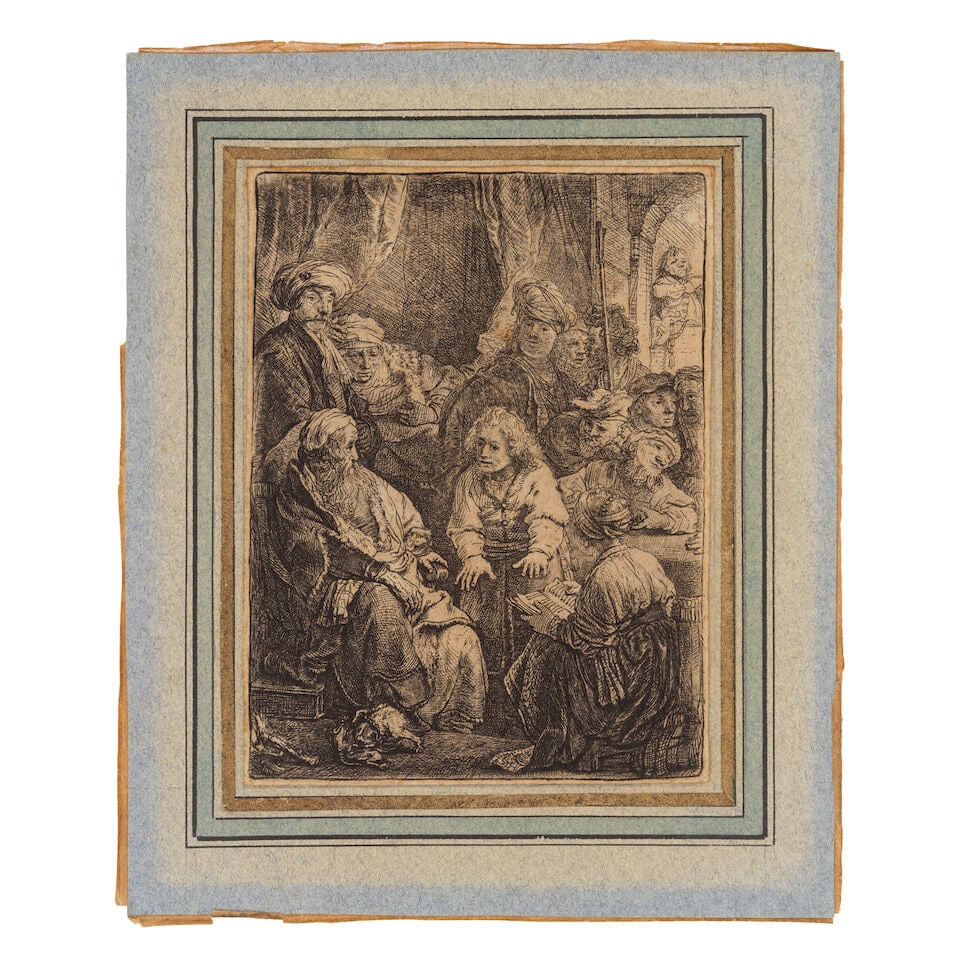 Rembrandt Harmensz van Rijn (Dutch, 1606-1669) Joseph telling his Dreams Etching, 1638, New Hol... - 2