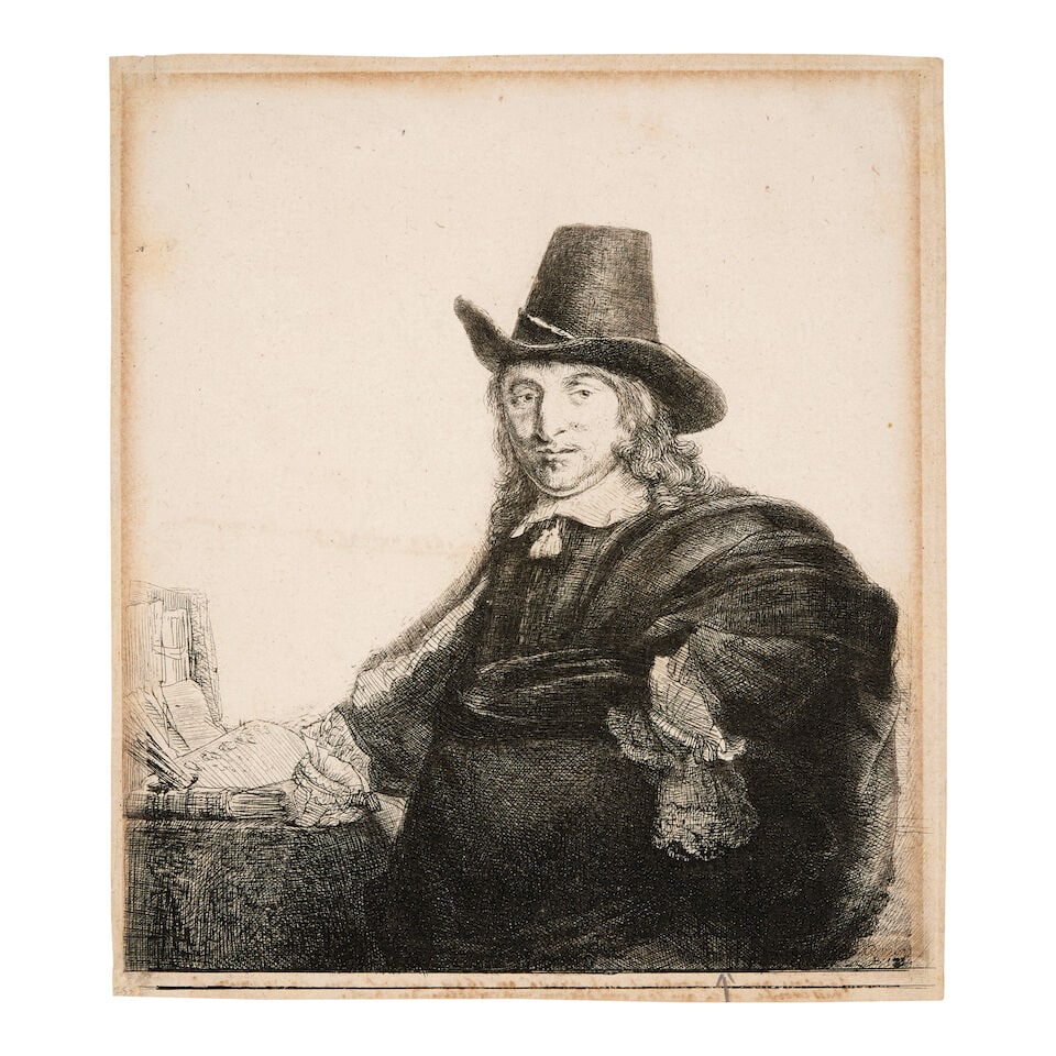 Rembrandt Harmensz van Rijn (Dutch, 1606-1669) Jan Asselijn, Painter Etching, engraving and dryp... (1 of 1)