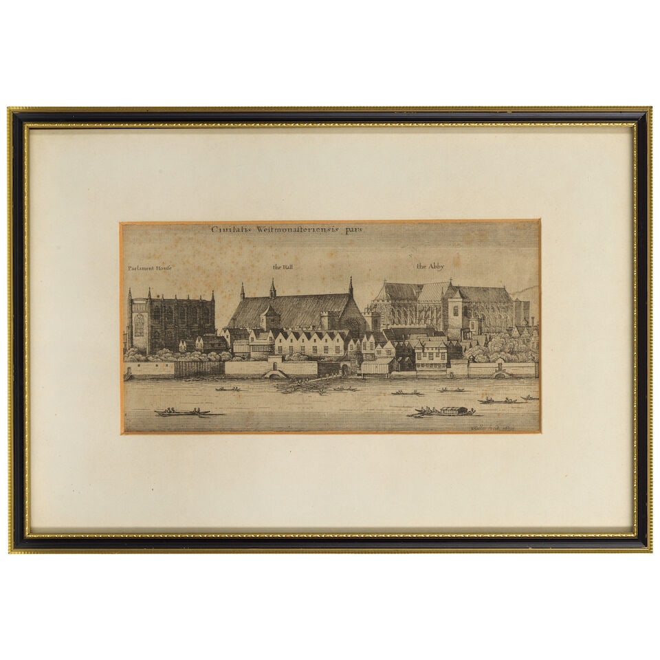 Wenceslaus Hollar (Czech, 1607-1677) London Views - six etchings New Palace Yard with Westminste... - 12