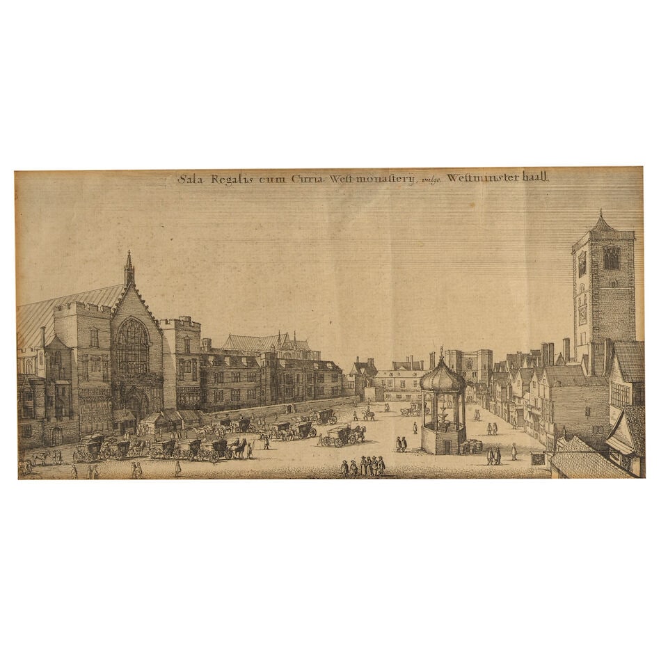 Wenceslaus Hollar (Czech, 1607-1677) London Views - six etchings New Palace Yard with Westminste... - 2