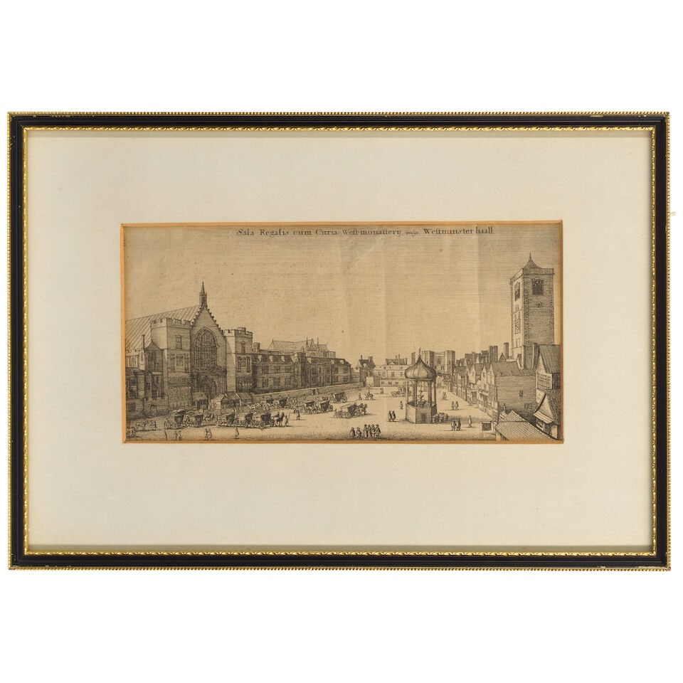 Wenceslaus Hollar (Czech, 1607-1677) London Views - six etchings New Palace Yard with Westminste... - 8