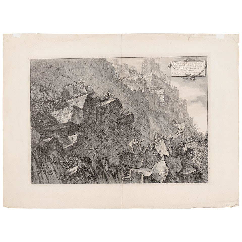 Giovanni Battista Piranesi (Italian, 1720-1778) A Group of Five Etchings One plate from Antichit... - 6