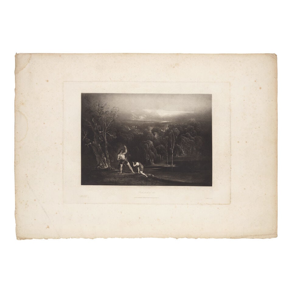 John Martin (British, 1789-1854) Fifteen plates, from The Paradise Lost of John Milton Fifteen m... - 10