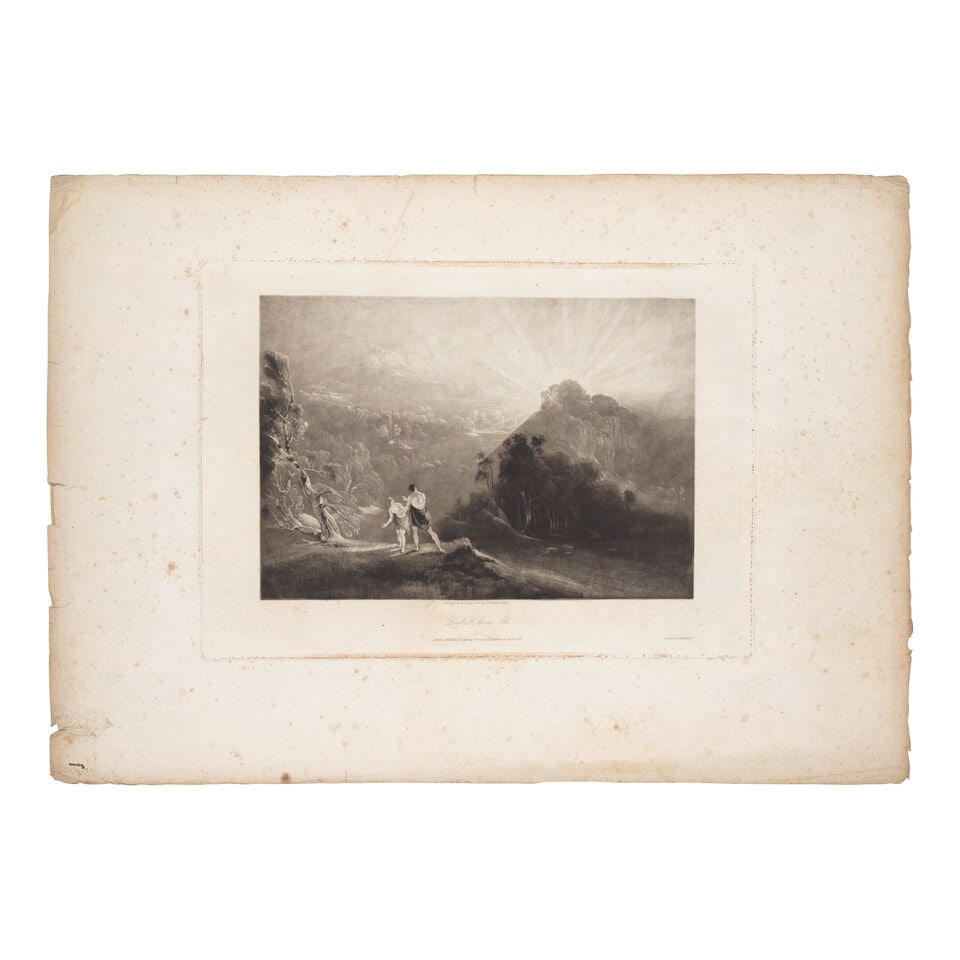 John Martin (British, 1789-1854) Fifteen plates, from The Paradise Lost of John Milton Fifteen m... - 13