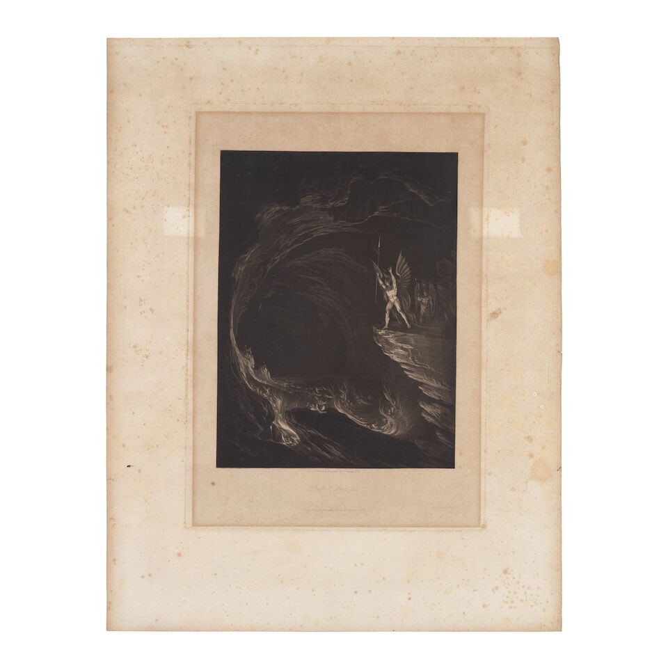 John Martin (British, 1789-1854) Fifteen plates, from The Paradise Lost of John Milton Fifteen m... - 15