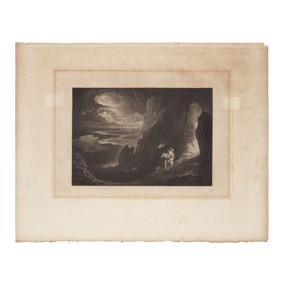 John Martin (British, 1789-1854) Fifteen plates, from The Paradise Lost of John Milton Fifteen m... - 16