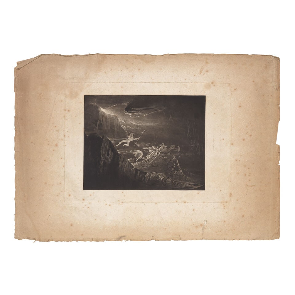 John Martin (British, 1789-1854) Fifteen plates, from The Paradise Lost of John Milton Fifteen m... - 3
