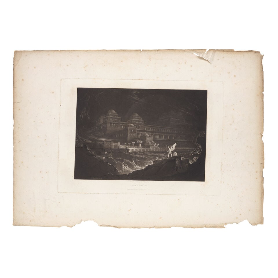 John Martin (British, 1789-1854) Fifteen plates, from The Paradise Lost of John Milton Fifteen m... - 4