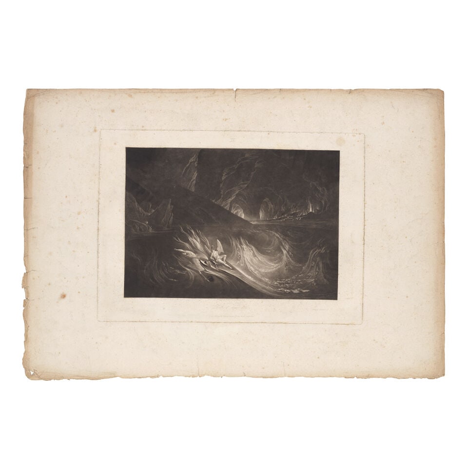 John Martin (British, 1789-1854) Fifteen plates, from The Paradise Lost of John Milton Fifteen m... - 5