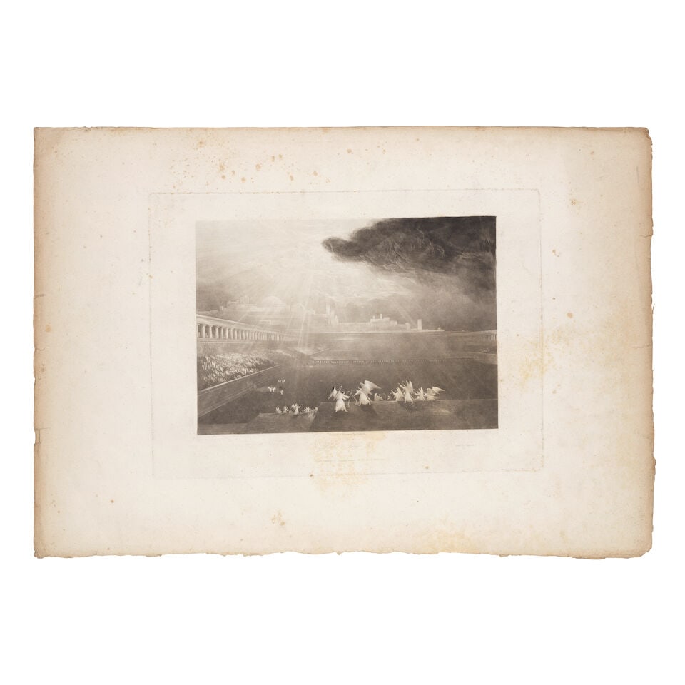 John Martin (British, 1789-1854) Fifteen plates, from The Paradise Lost of John Milton Fifteen m... - 6