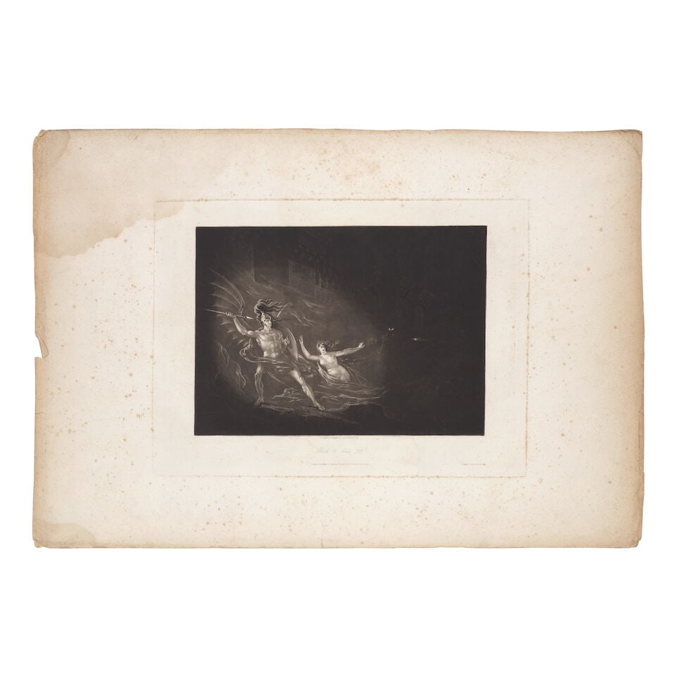 John Martin (British, 1789-1854) Fifteen plates, from The Paradise Lost of John Milton Fifteen m... - 7