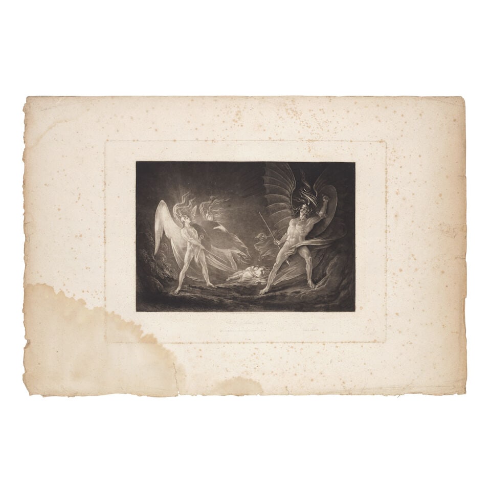 John Martin (British, 1789-1854) Fifteen plates, from The Paradise Lost of John Milton Fifteen m... - 8