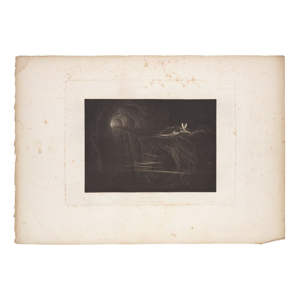 John Martin (British, 1789-1854) Fifteen plates, from The Paradise Lost of John Milton Fifteen m... - 9