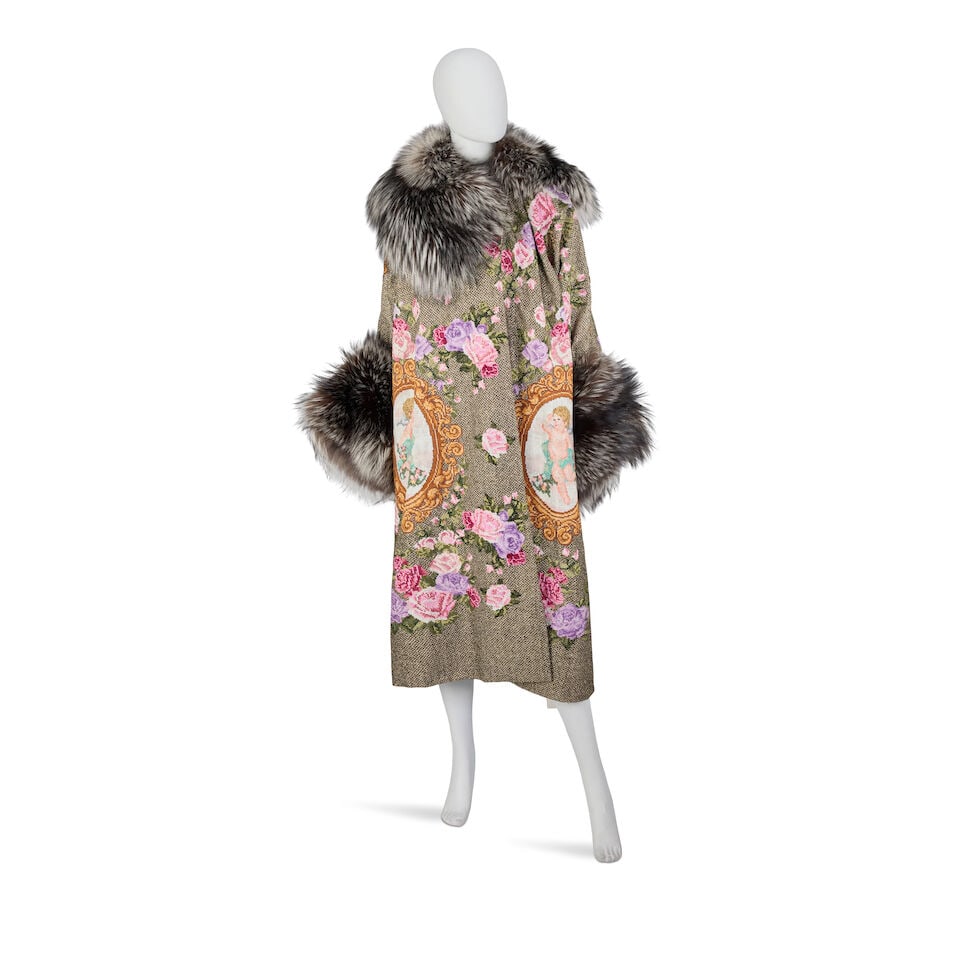 Dolce & Gabbana Alta Moda: a Cross-Stitch Opera Coat 'Collezione Laboratori La Scala', Spring/Su... (1 of 5)