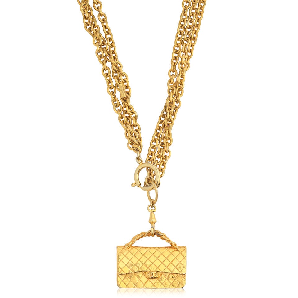 Chanel: a Handbag Charm Necklace/Belt 1990s (1 of 2)