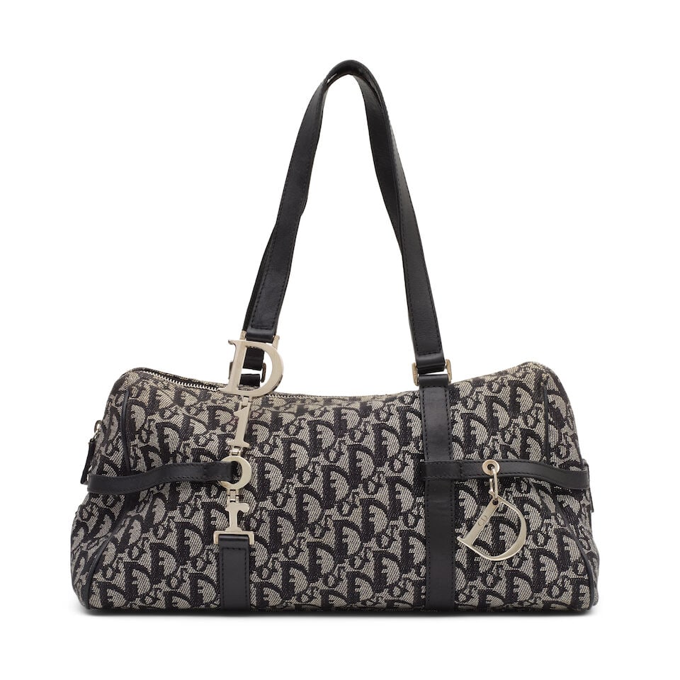 Christian Dior: an Oblique Diorissimo Canvas Boston Bag 2004 (includes authenticity card, bookle... (1 of 2)