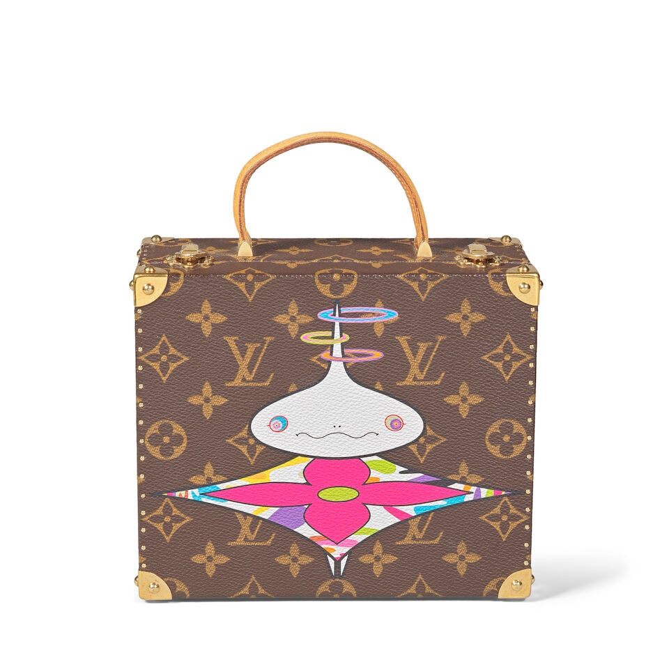 Louis Vuitton x Takashi Murakami: an 'Onion Head' Monogram Superflat Jewellery Box Limited Editi... (1 of 3)