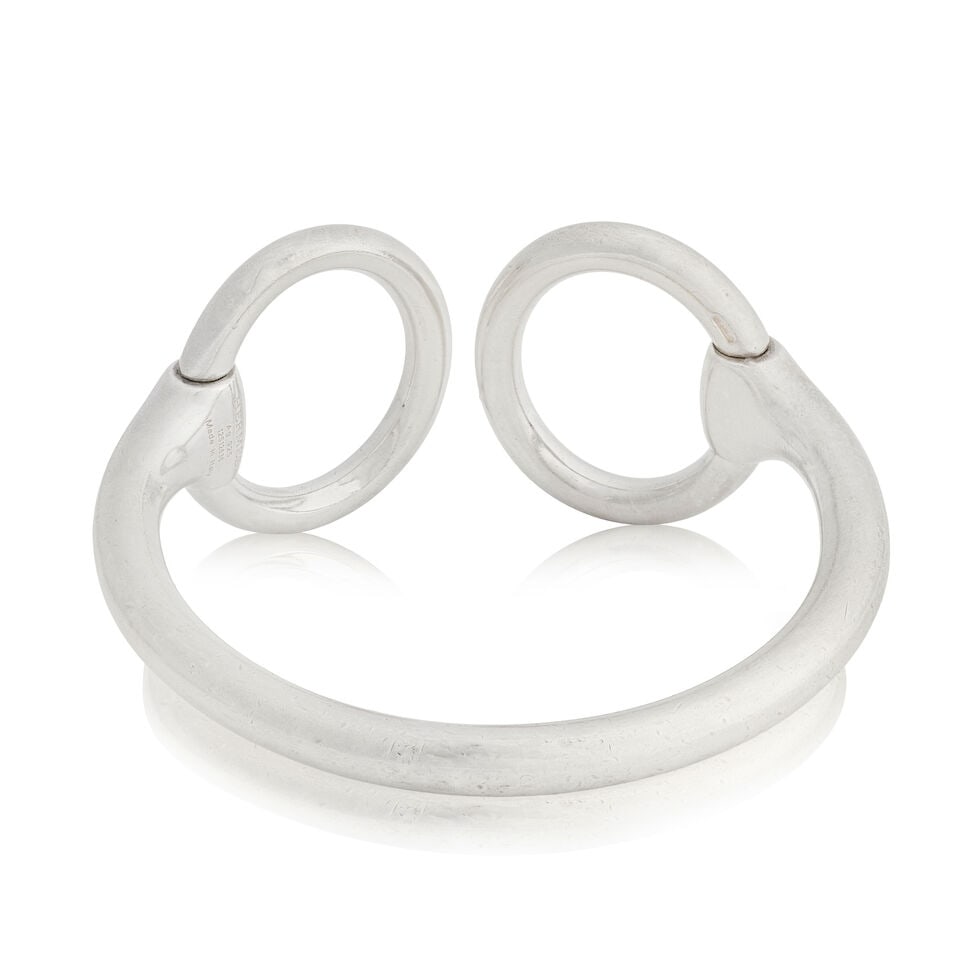 Hermès: a Silver Nojika Nausicaa Bracelet and a Babou Halter Necklace (Includes booklet and... - 7