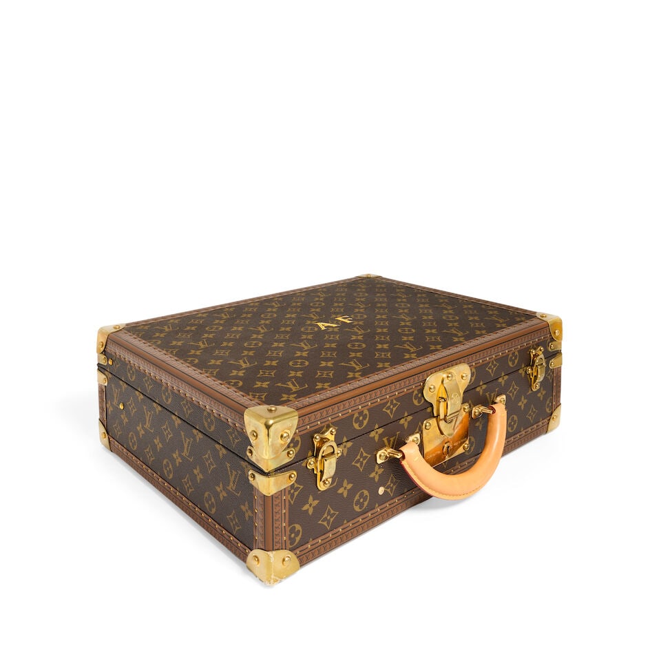 Louis Vuitton: a Monogram Cotteville 45 Suitcase (includes keys and luggage tag) (1 of 4)